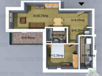 Direct dezvoltator / Apartament cu 2 camere langa Mall/ TVA