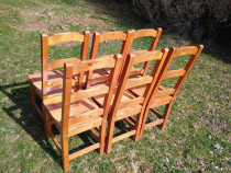 Set 6 scaune lemn