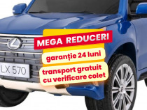 Masinuta Electrica Copii 2-7 Ani Lexus LX570 180W 4x4,Roti Moi Blue