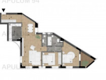 Apartament 3 camere 85mp | Licurg 2 | Cartierul Armenesc