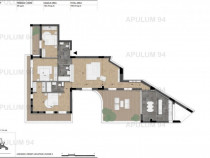 Apartament 4 camere 135mp + Terasa 55mp / Licurg 2 / Armenea