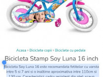 Bicicleta Stamp Soy Luna 16 inch