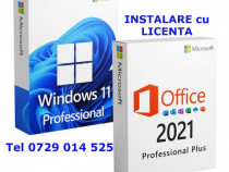 Instalare WINDOWS 11*10 Imprimanta OFFICE2021 la domiciliul clientului