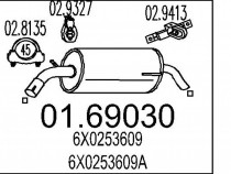 Toba esapament finala VW Lupo