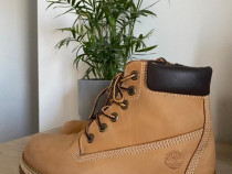 Ghete piele Timberland originale, marime 34, stare foarte buna