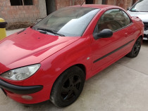 Peugeot 206 CC, 1.6/16V/109cp, full piele, clima, stare bună