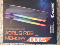 Memorie AORUS RGB Memory DDR5 32GB (2x16GB) 6000MT/s