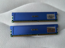 Memorie PC GeIL 1GB (2x512MB) DDR 400MHz GE1GB3200BDC