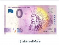 Vand bancnota zero euro suvenir Stefan Cel Mare