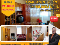 Moldova Noua, Apartament 2 Cam. Semidecomandat