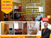 Moldova Noua, Apartament 2 Cam. Semidecomandat