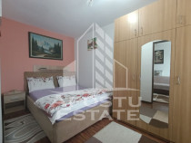 Apartament 2 camere, izolat interior, etaj 3, mobilat&uti...