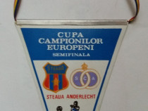 Fanion fotbal -steaua-anderlecht-cc 1986
