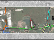 Teren 2Ha Drumul Intre Tarlale - A2, pretabil hale + birou