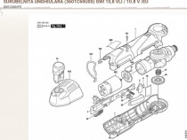 Șurubelniță unghiulară BOSCH GWI 10,8 V-LI Professional 10,8 V3 601 C6