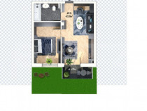 Apartament 2 camere cu gradina, Apahida