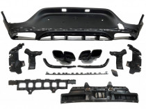 Difuzor cu Ornamente Toba - Mercedes GLC X253 (2016-2019) Coupe GLC 63