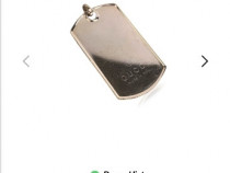 Dog tag Gucci Argint Original