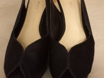 Pantofi Saten Negru mas. 36 Nine West