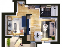 Apartament de vanzare, cu 2 camere, 47 mp, zona Torontalului