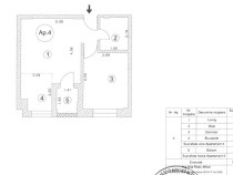 Apartament 2 camere de tip studio, gata de mutat