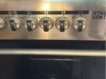Aragaz inox și hota electrică