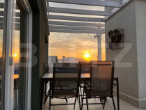 Penthouse cu 3 camere, 67 mp, terasă panoramică, zona Core