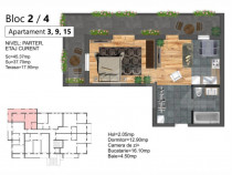 Apartament cu 2 camere, bloc nou, zona Kaufland Sud