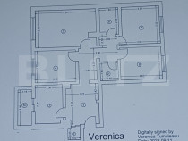 Apartament 4 camere, 82 mp 2 bai, zona Zimbru