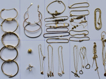 Metale prețioase -30 bucăți bijuterii din aur 585% -137.91 grame