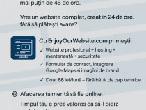 Creare site-uri web pentru firme/creatori de continut/freelanceri/ etc