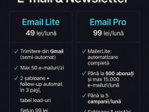 Creare site-uri web pentru firme/creatori de continut/freelanceri/ etc