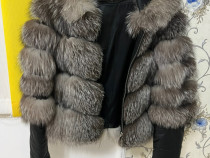 Haină de blană naturală