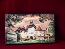 Tablou biserica saseasca Viscri