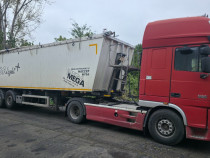 Ansamblu Daf XF 105 + semiremorca cereale Mega 55mc