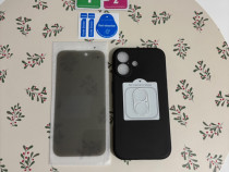Husa slim iPhone 16 + folie sticla + folie camera