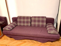 Canapea mov extensibilă cu depozitare - huse detașabile