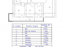 Vand Apartament 3 camere decomandate, etaj 2/4, P-ta Mihai Viteazul