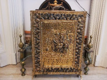 Paravan șemineu bazorelief