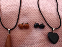 2 seturi cercei argint+colier