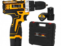 Autofiletanta cu 2 acumulatori, 12V, German Meister, accesorii