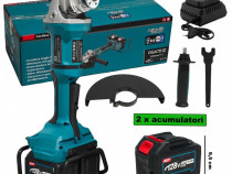 Polizor unghiular cu2 acumulatori, Disc 230 mm, 128V, 10 Ah
