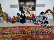 Papusi si clovni din portelan