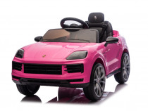 Masinuta electrica Porsche Cayenne 2x35W 12V scaun tapitat