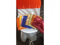 Huse albe pentru scaue - huse colorate pentru scaune - fete albe mese