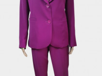Vand Costum Dama, Naomi, Nou cu eticheta, Regular Fit, Visiniu, 42/44