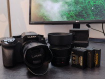 Panasonic Lumix G7 (3950 cadre) + 25mm f/1.7 + 14-42mm + Accesorii