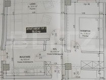 Apartament 2 camere decomandate, 59 mp, bloc nou, Burdujeni