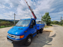 Iveco daily basculabil cu macara