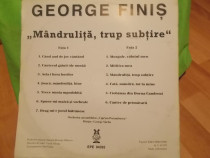 Vinil - George Finis-Mandrulita, trup subtire